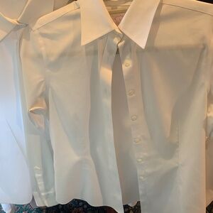 Brooks Brothers crisp white blouse